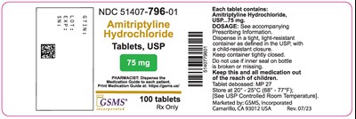 Amitriptyline Hydrochloride - Sun - 51407-796-01OL - 100c - Rev.0723.jpg Amitriptyline Hydrochloride - Sun - 51407-796-01OL - 100c - Rev.0723.jpg - Amitriptyline Hydrochloride Sun 51407 796 01OL 100c Rev.0723